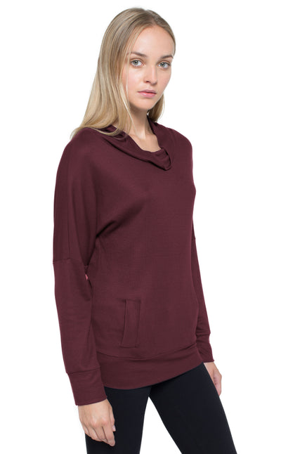 Long Sleeve Fitted Dolman W/ Pockets