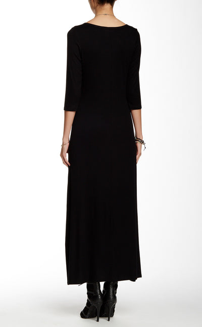 3/4 Sleeve Maxi Dress