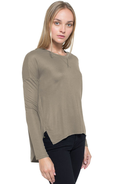 Long Sleeve High Low Hem