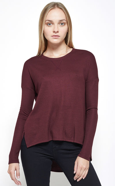 Long Sleeve High Low Hem