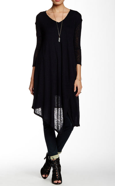 3/4 Sleeve Wrap Tunic