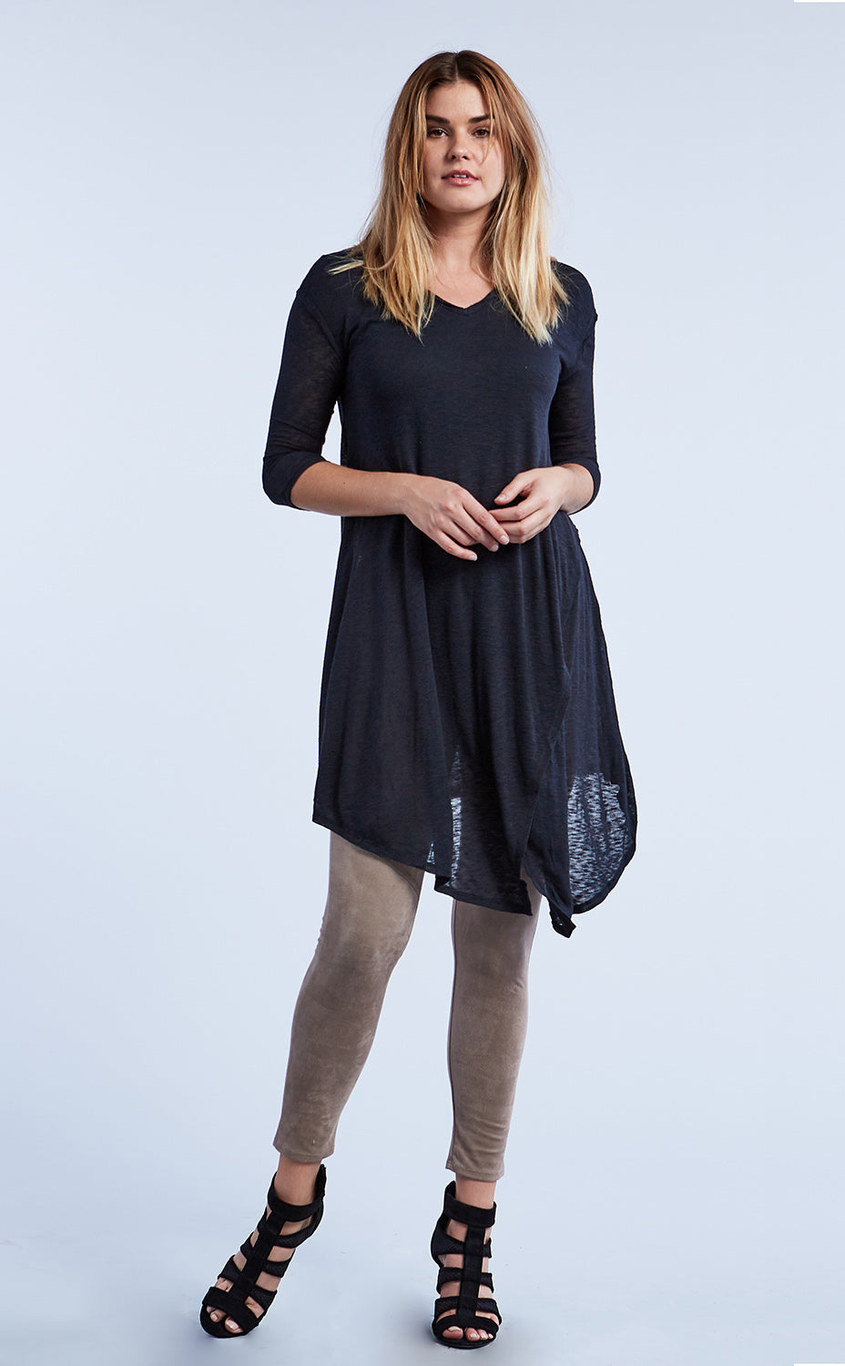 3/4 Sleeve Wrap Tunic