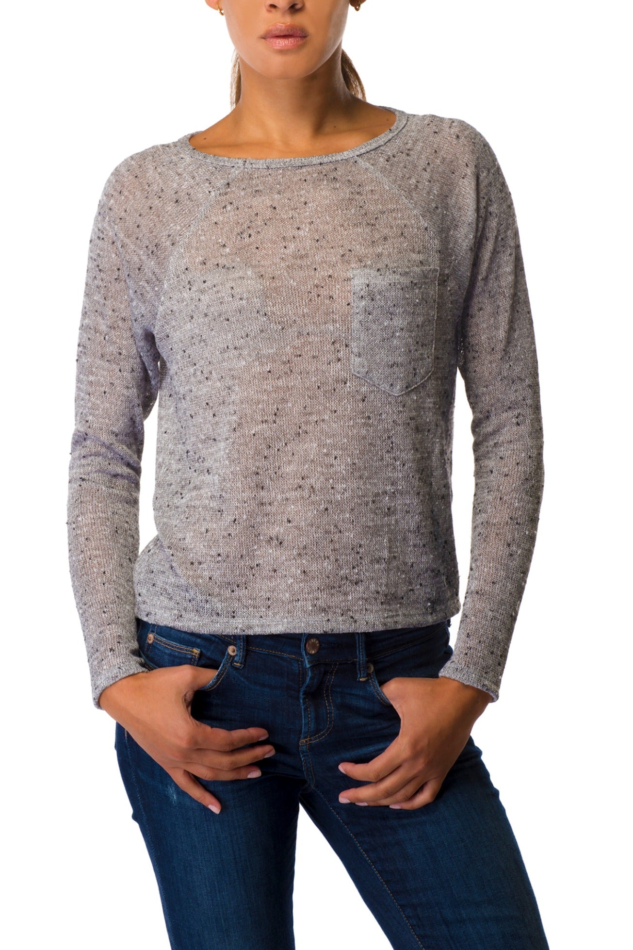 Long Sleeve Top With Pocket