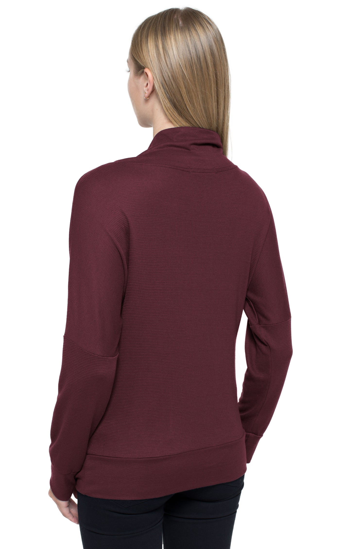 Long Sleeve Fitted Dolman W/ Pockets