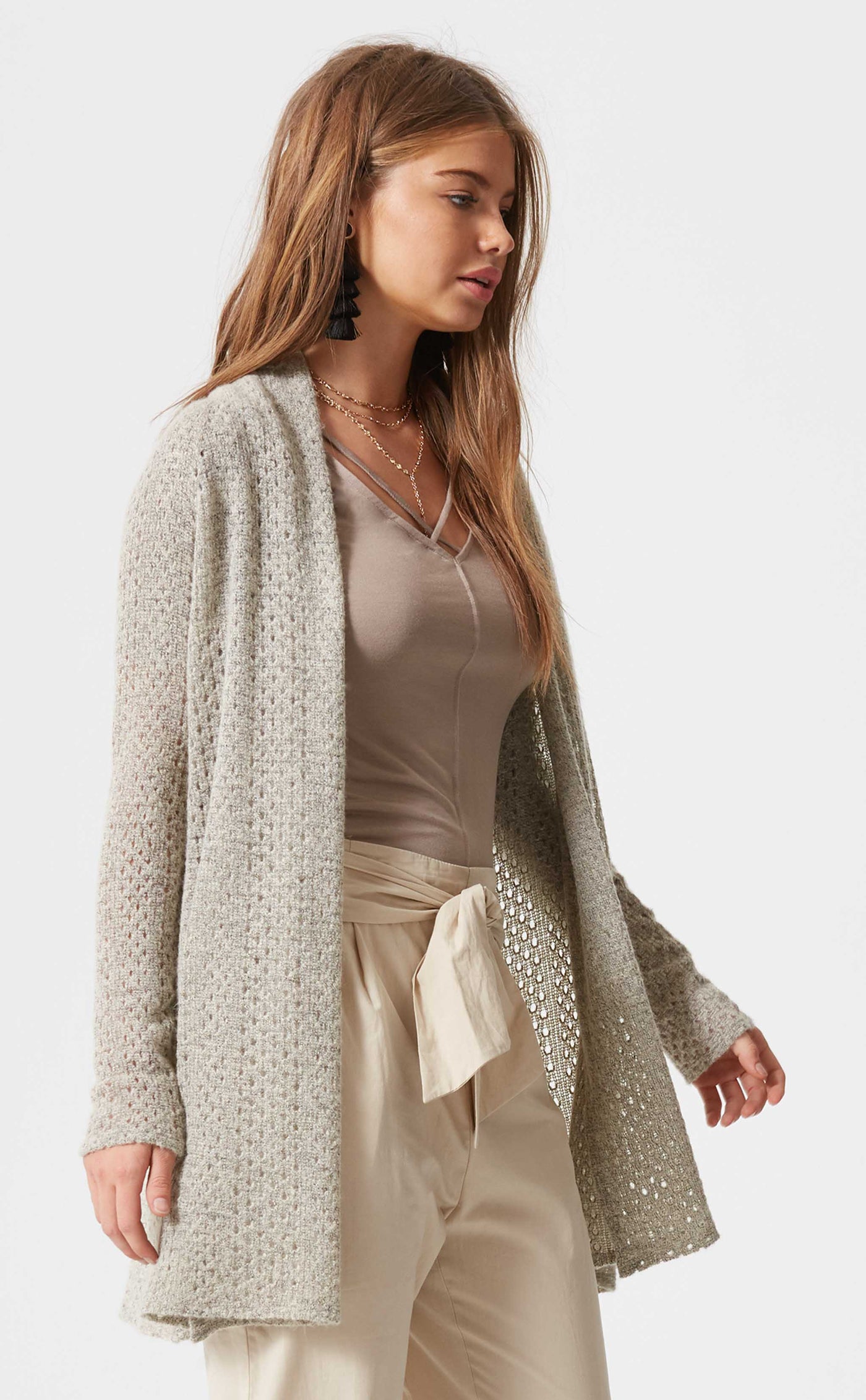 Long Sleeve Straight Cardigan