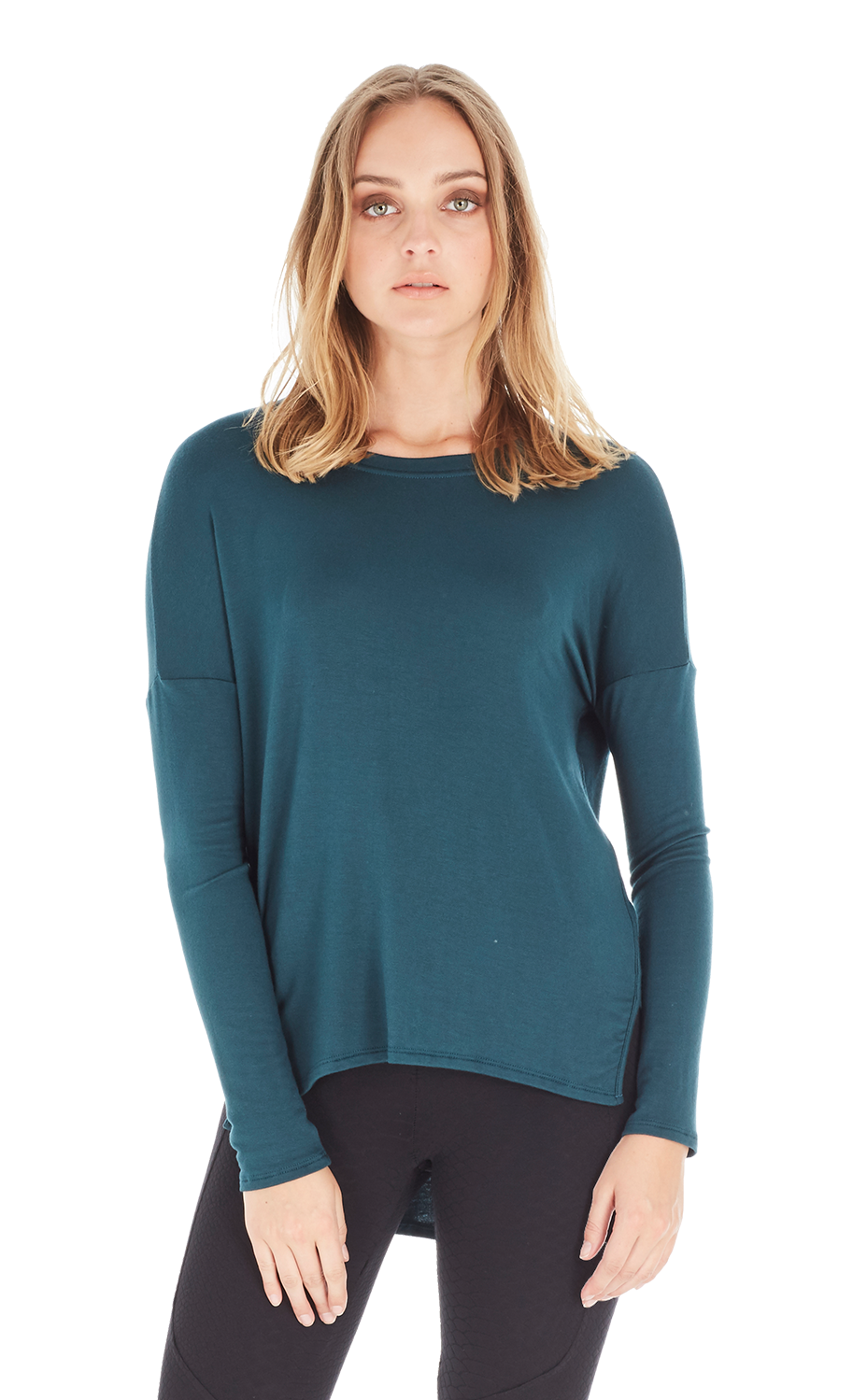 Long Sleeve Pull Over w/ Piping Detail