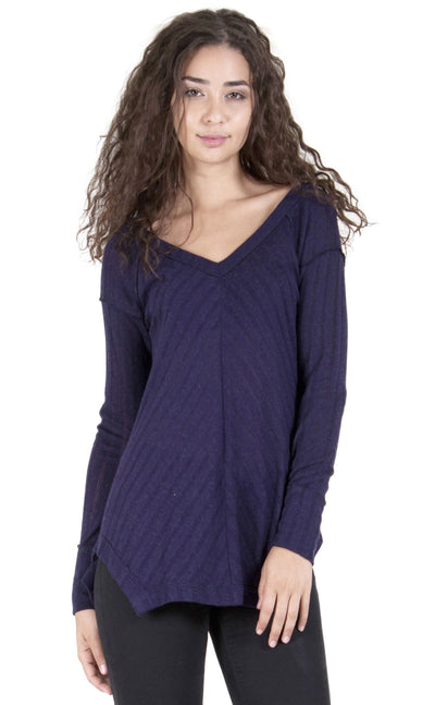 Raglan Sleeve V-Neck