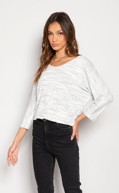 Scoop Neck 3Q Sleeve Dolman