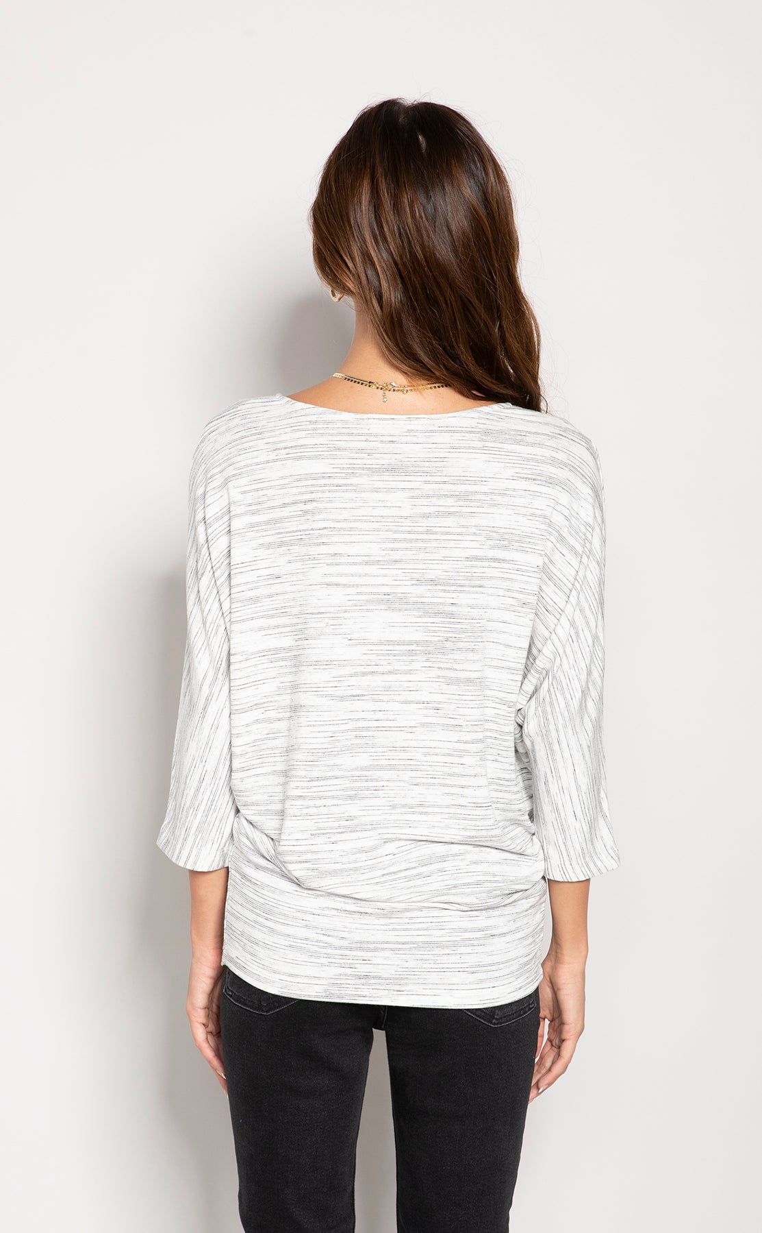 Scoop Neck 3Q Sleeve Dolman